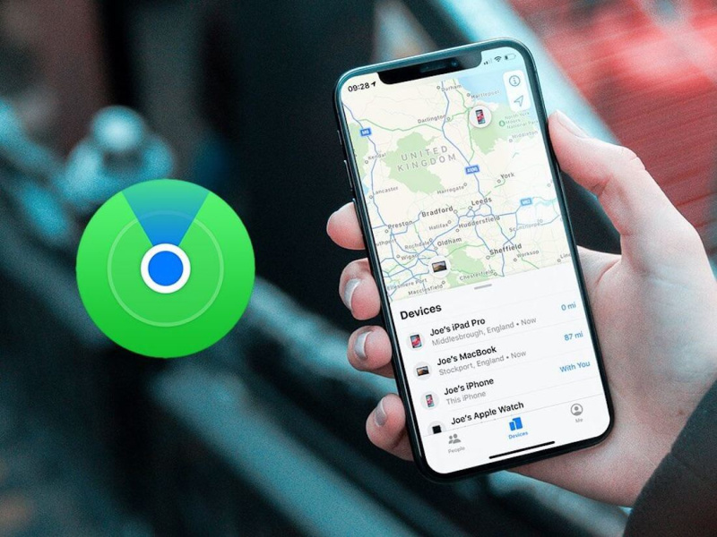 Приложение Локатор на iPhone