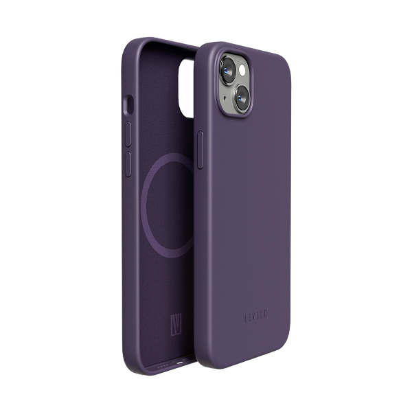 Levelo чехол для iPhone 14 Iris MagSafe (фиолетовый) LVLMAGIRIS14-PUR
