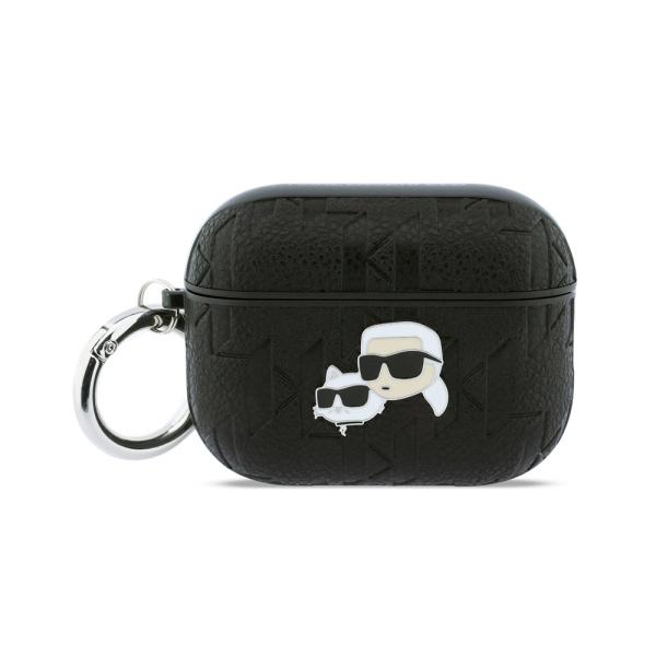 Lagerfeld чехол для AirPods Pro 3 PU Head Karl & Choup (черный) KLAP3PGKCPK