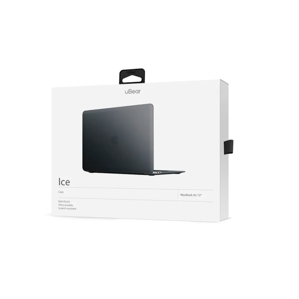 uBear накладка для MacBook Air 13.6 Ice Case (черный) CS354BL13IC-MBA22