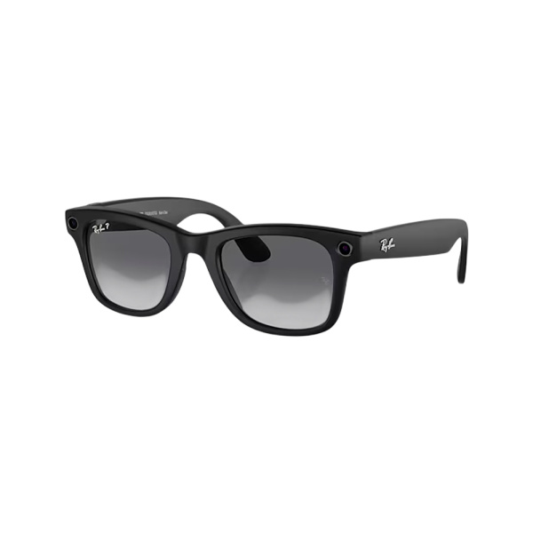 Ray-Ban экшн камера-очки Wayfarer Gen 2 L (Матовая черная оправа/Polar Gradient Graphite) (черный)