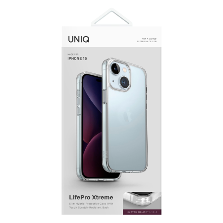 Uniq чехол для iPhone 15 Plus Lifepro Xtreme Clear (прозрачный) IP6.7(2023)-LPRXCLR