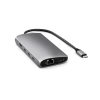 Satechi хаб USB-C Multiport Adapter 8K with Ethernet V3 (серый) ST-P8KEM