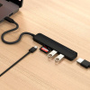 Satechi хаб 6-port Slim 4 Multiport Adapter (черный) ST-P6SK