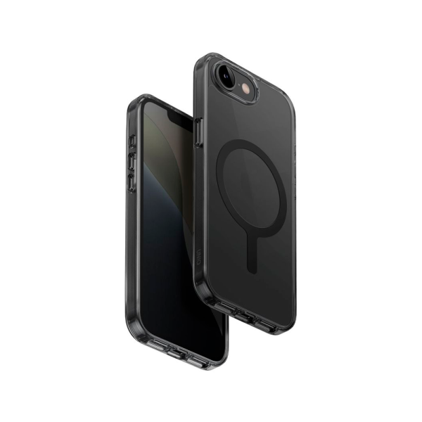 Uniq чехол для iPhone 16e LifePro Xtreme MagSafe (темно-прозрачный) IP16E(2025)HYB-LPRMSMK