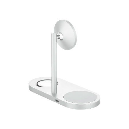 uBear БЗУ Stage Ultra Qi2 3 в 1 (серебристый) WL20SL31SU-AW