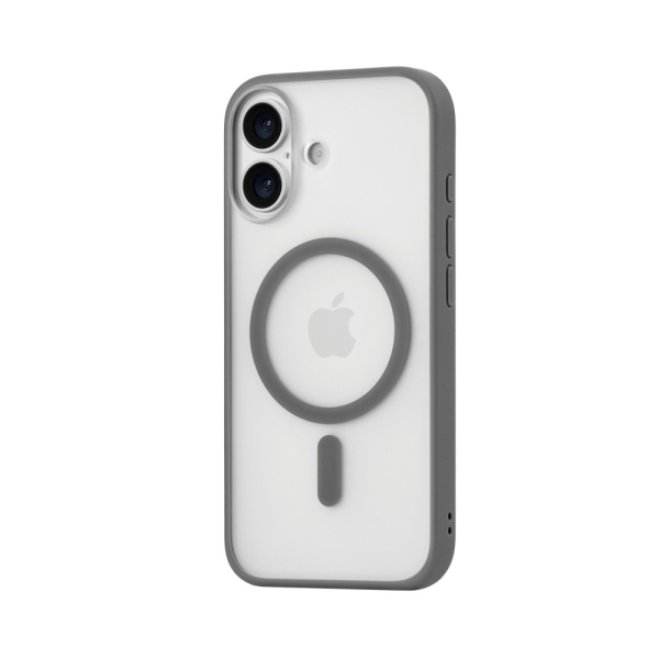 uBear чехол для iPhone 17 Cloud Mag Case MagSafe (серый) CS572GR63MT-I25M
