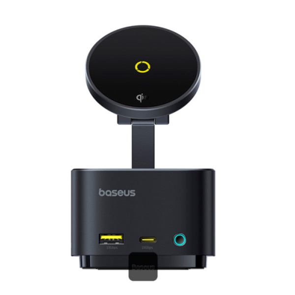 Baseus хаб MagPro II 7-port Type-C Hub Adapter + БЗУ (черный) B00072900121-00