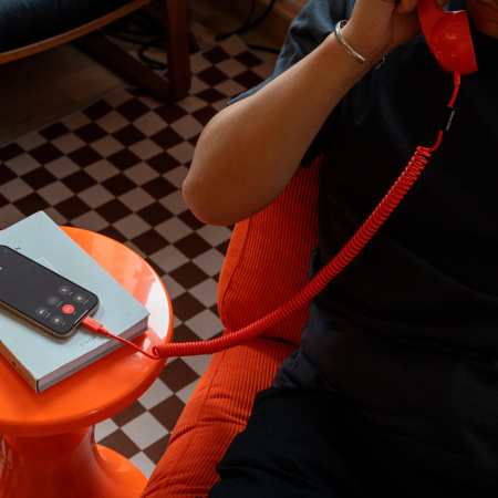 Native Union проводная гарнитура Pop Phone (красный) POP-P-ARD