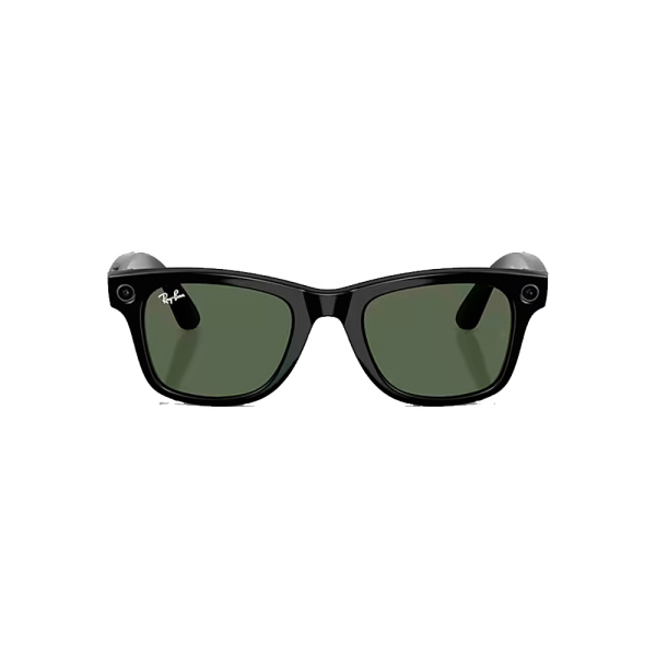 Ray-Ban экшн камера-очки Wayfarer Gen 2 L (Глянцевая черная оправа/Зеленый графит хамелеон) (черный)