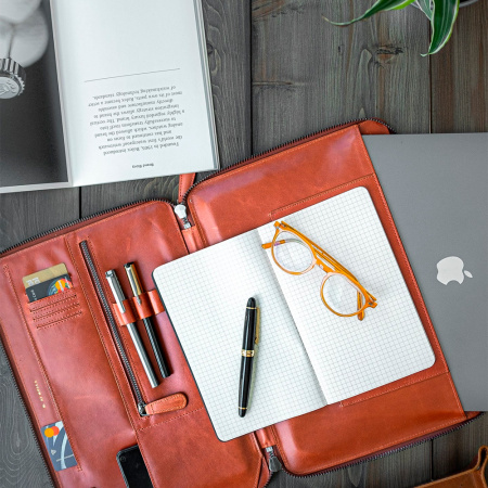 Ryoko органайзер Mark Tech Portfolio (коричневый)