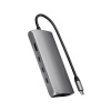 Satechi хаб USB-C Multiport Adapter 8K with Ethernet V3 (серый) ST-P8KEM
