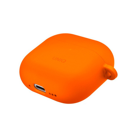 Uniq чехол для AirPods 4 Nexo с карабином + креплениями на уши (оранжевый) AIRPODS(2024)-NEXVORG
