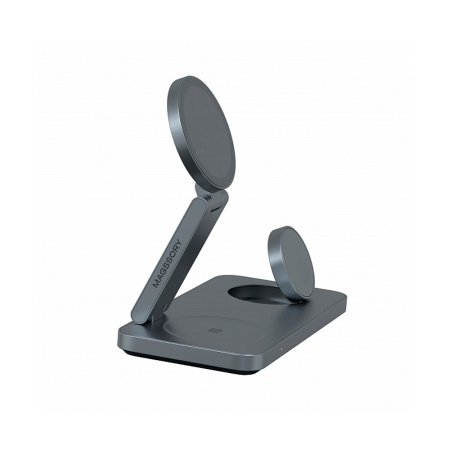 Magssory БЗУ Yoga 3 в 1 Qi2 (черный) WCH016m