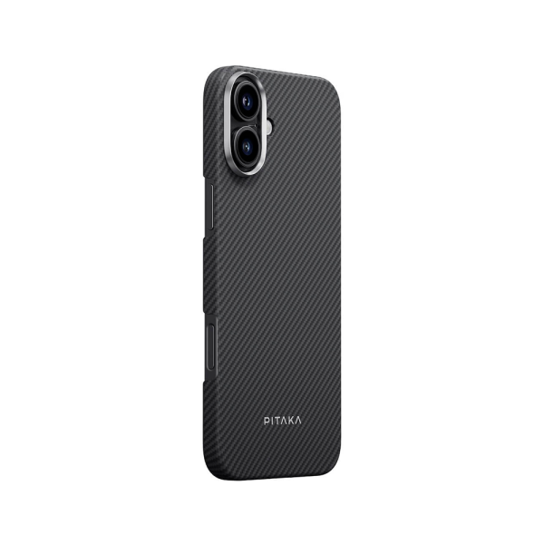 Pitaka чехол для iPhone 16 Ultra-Slim Case 600D MagSafe (черный) KI1601A