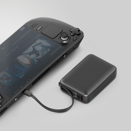 EnergEA внешний аккумулятор Integra Ultra 45W 20000mAh + кабель Type-C (черный) INT-20K45-GUN