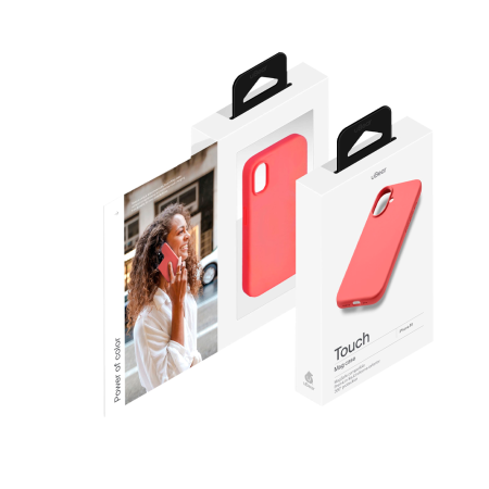 uBear чехол для iPhone 16 Touch Mag Case MagSafe (коралловый) CS402CR61TH-I24M