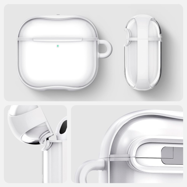 Spigen чехол для AirPods 4 Ultra Hybrid (прозрачный) ACS08643