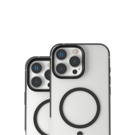 Levelo чехол для iPhone 16 Pro Max Metallo Pro Aluminum Bumper (черный) LVLMABC16PMBK