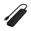 Satechi хаб 7-port Slim 4 Multiport Adapter with Ethernet (черный) ST-P7SK