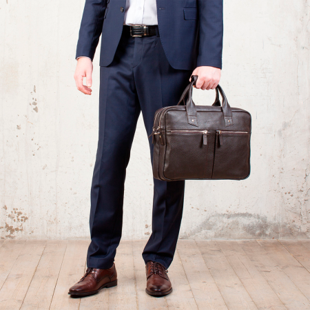 Lakestone сумка для MacBook 15.3 Kelston нат. кожа (коричневый) 924838/BR