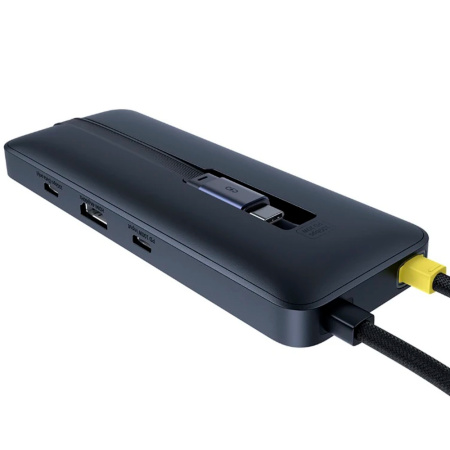 Baseus хаб Dual Fast Charging 6-port Type-C Hub Adapter (черный) B00070902123-00