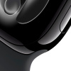 Apple Watch 11 42mm, алюминий, черный, спортивный черный ремешок S/M