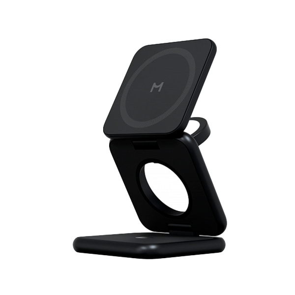 Magssory БЗУ Fold Pro Qi2 3 в 1 (черный) WCH063b