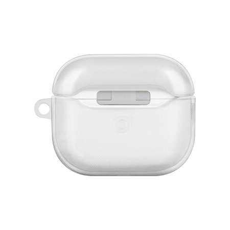 Uniq чехол для AirPods 3 Glase TPU с карабином (прозрачный) AIRPODS(2021)-GLSCLR