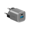 EnergEA СЗУ AmpCharge GaN 35W Type-C + USB A (серый) CHR-AC-GAN35EU