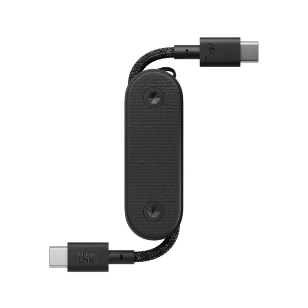 Native Union кабель Type-C/Type-C Pocket Cable 0.17м (черный) POCK-C-BLK-NP
