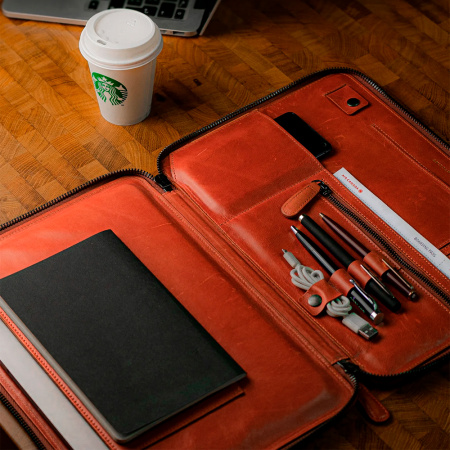 Ryoko органайзер Mark Tech Portfolio (коричневый)