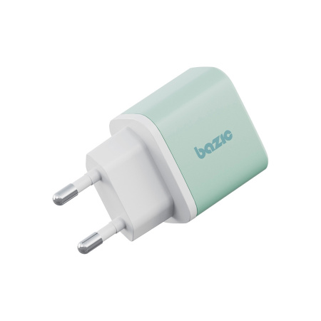 EnergEA СЗУ GoPort Velox Kit GaN35 Type-C + USB A + кабель Type-C/Type-C (зеленый) CHR-GPVLX-EU-GRN