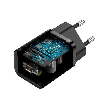 Baseus СЗУ Super Si 25W Type-C + кабель Type-C (черный) TZCCSUP-L01