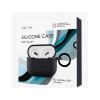 VLP чехол для AirPods 3 силиконовый Soft Touch с кольцом (черный) vlp-SCAP4-25BK