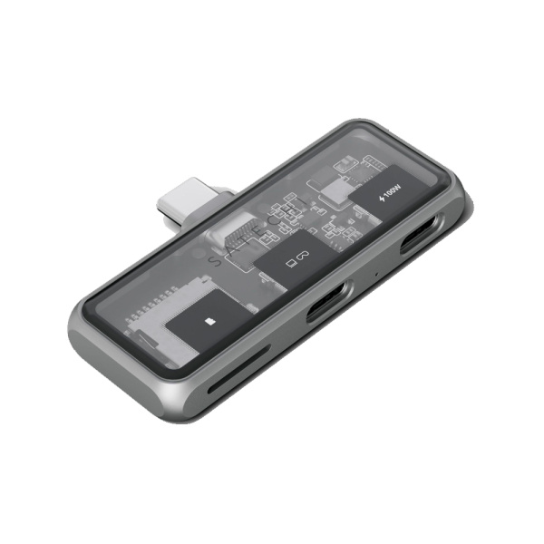 Satechi хаб Mobile XR Hub PD 100W (with microSD) (серый) ST-HXRSDM