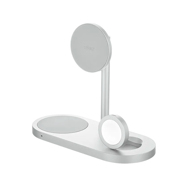 uBear БЗУ Stage Ultra Qi2 3 в 1 (серебристый) WL20SL31SU-AW