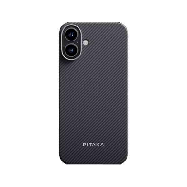 Pitaka чехол для iPhone 16 Plus Ultra-Slim Case 600D MagSafe (черный)