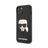 Karl Lagerfeld чехол для iPhone 14 3D Rubber Karl Head (черный) KLHCP14SKH3DBK