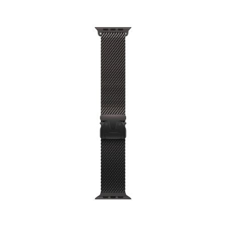 Apple Watch Ultra 2 49mm, черный, Titanium Milanese Loop M черный ремешок