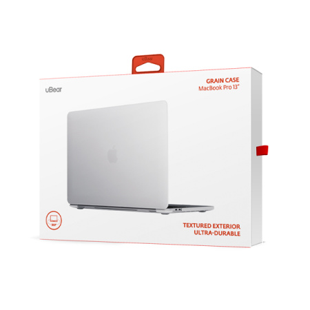 uBear накладка для MacBook Pro 13.3 Grain Case (белый) CS157WH13GR-MBP20