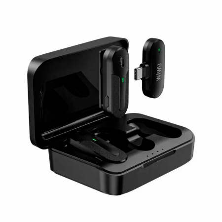 Wiwu петличный микрофон (2 шт.) беспроводной Type-C Wi-WM002 (черный)