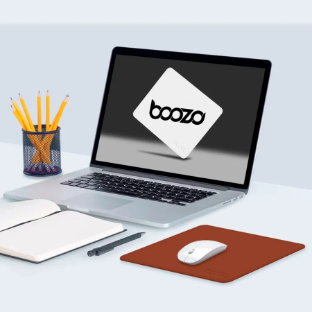 Boozo кожаный коврик для мыши 80 х 30 (коричневый)