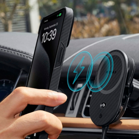 Pitaka автодержатель MagEZ Car Mount Pro 2 Qi2 MagSafe (черный) CM2402N