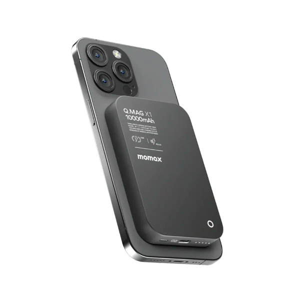 Momax внешний аккумулятор MagSafe Q.Mag X1 10000mAh (черный) IP117AD