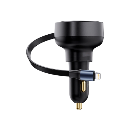 Baseus АЗУ Enjoyment Pro Type-C 60W с кабелем Type-C + Lightning (черный) C00057802111-00