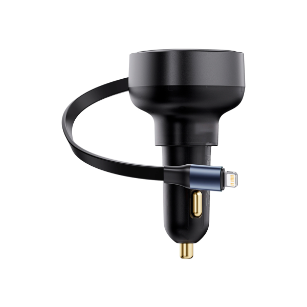 Baseus АЗУ Enjoyment Pro Type-C 60W с кабелем Type-C + Lightning (черный) C00057802111-00