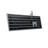Satechi клавиатура проводная Slim W3 Rus (серый) ST-UCSW3M-RU