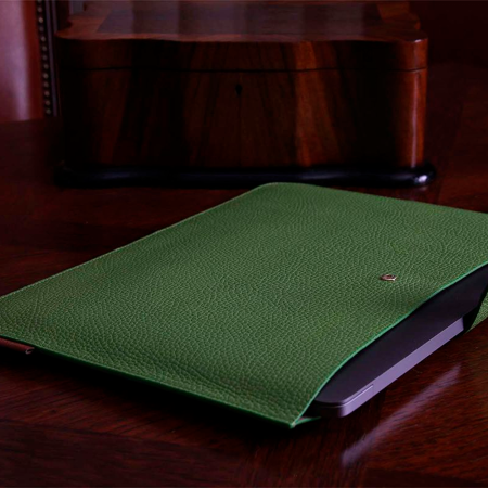 Bustha чехол-папка для MacBook 13.6 Jump Slim Leather (светло-зеленый) BST755377