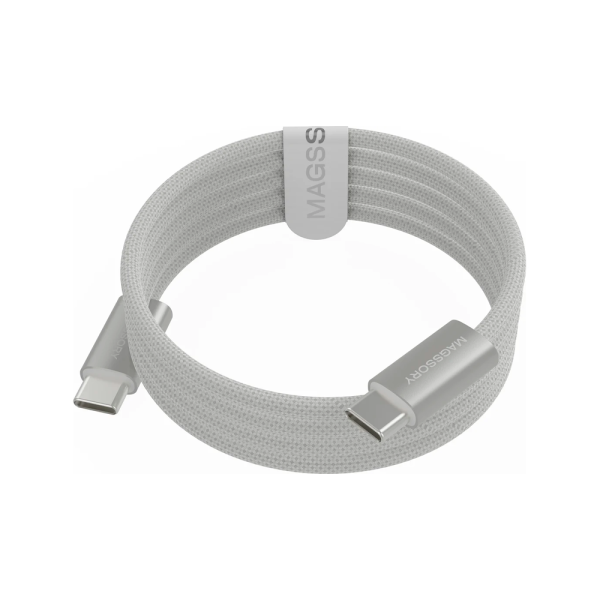 Magssory кабель Type-C/Type-C Line C 60W 1.5м (белый) CBL002w